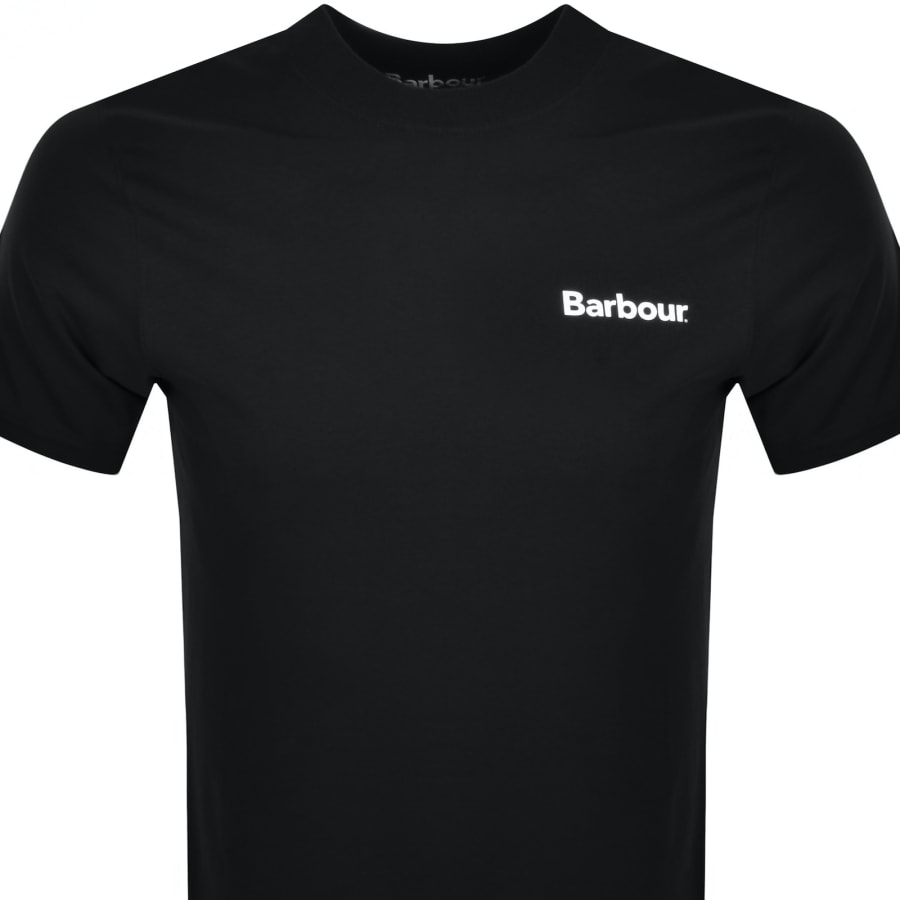 Barbour t shirt black sales